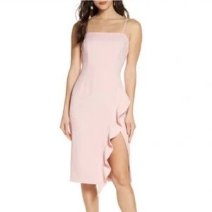 Bardot Carmelle Cocktail Dress Blush Pink Size 6